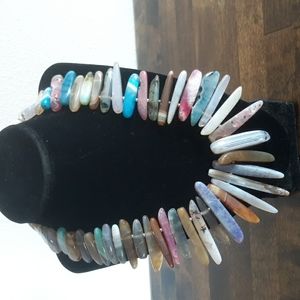 Statement Agate Necklace 19"